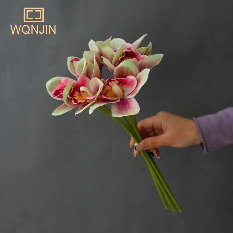 

Искусственные цветы Huilan, шелковая ткань, 6 штук