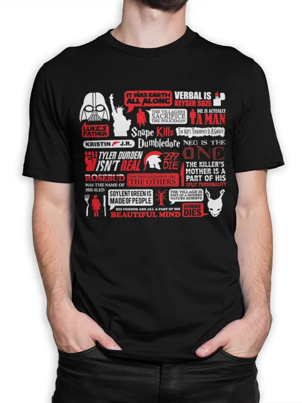 Спойлеры / Прикольная футболка с надписью Мужская | Футболки