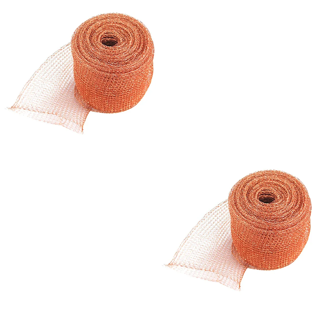 

2 Rolls 1M Copper Mesh Knitting Net Gap Blocker for Hole Block Rat Rodent Control Bat Filter Block Control (Copper)