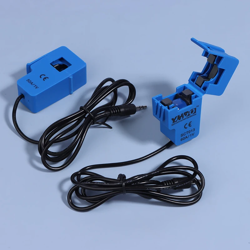 SCT-013-000 10A 20A 50A 60A 100A Трансформатор тока с открытым закрытием Неинвазивный датчик