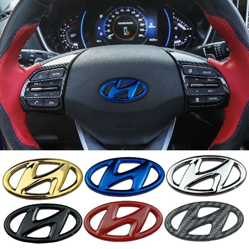 

Автомобильная наклейка на руль для Hyundai I30 Tucson I20 IX35 Accent I10 I40 Kona Getz Elantra Mistra Sonata Solaris Moinca Lafesta