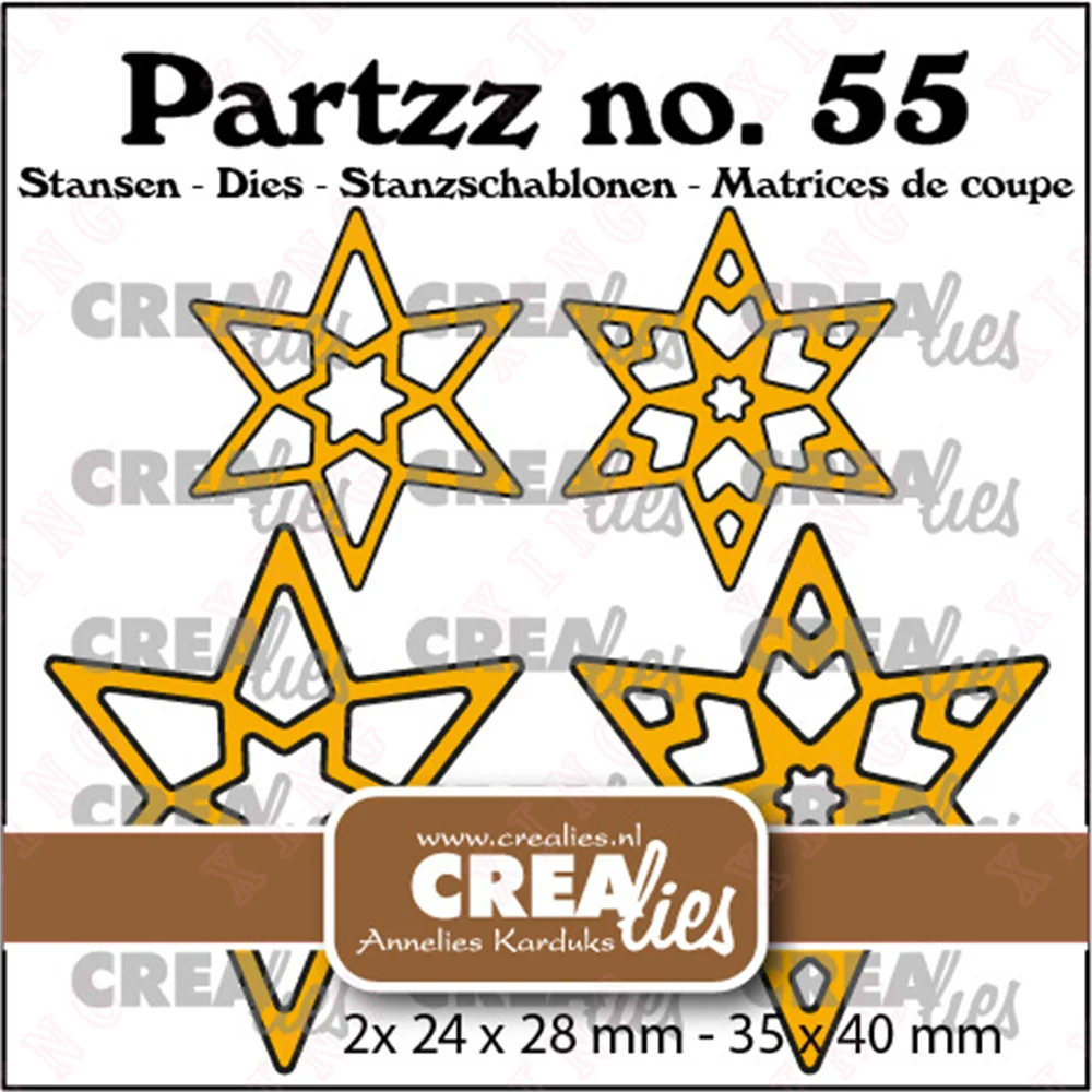 

New Arrival Metal Cutting Die Scrapbook Paper Decoration Embossing Mold Diy Handmade Craft Blade Punch Stars 4x Reusable Stencil