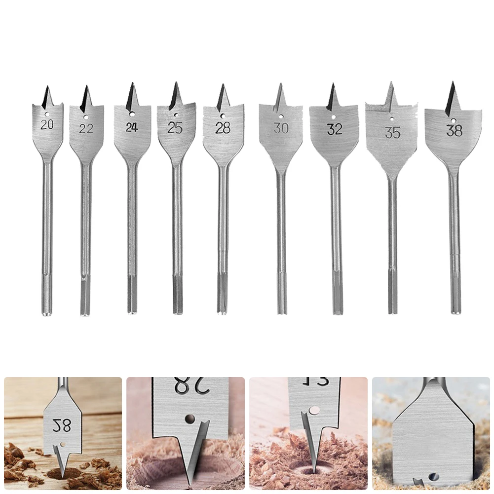 

1pc Flat Wood Drill Bit 20-38mm Flat Drills Woodworking Drill Bits HCS Wood Drilling Woodworking Spade Drill Bits Woodworking