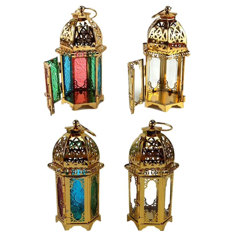 

Яркие светодиодсветодиодный ночники для дома, мусульманские декоративные свечи