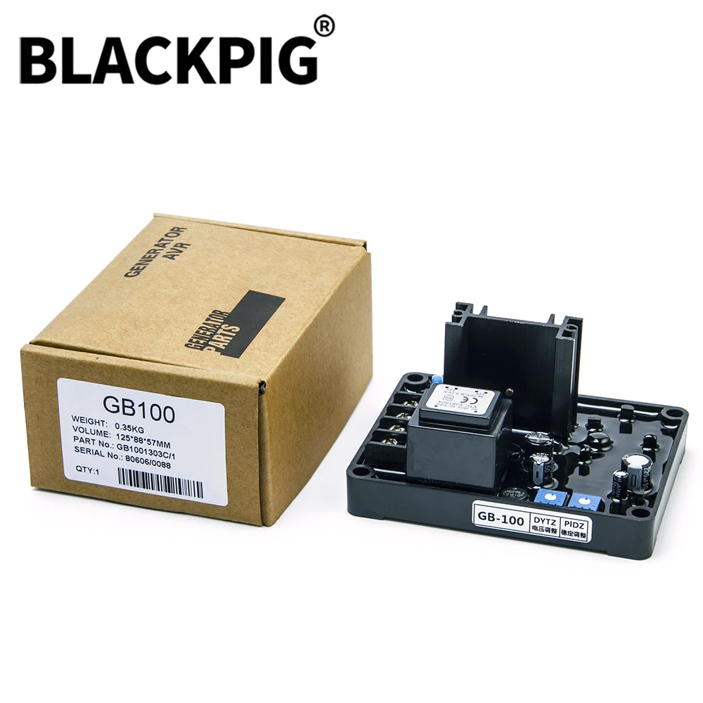 Автоматический стабилизатор напряжения GB100 щеточный генератор AVR 220 В однофазный