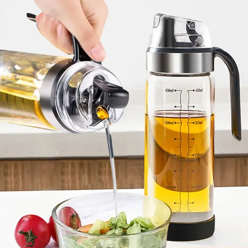 

Hoge Borosilicate Anti-Lekkage Olie Pot Glazen Fles Olie Thuis Keuken Met Kruiden Sojasaus Azijn Pot Olie Tank automatische