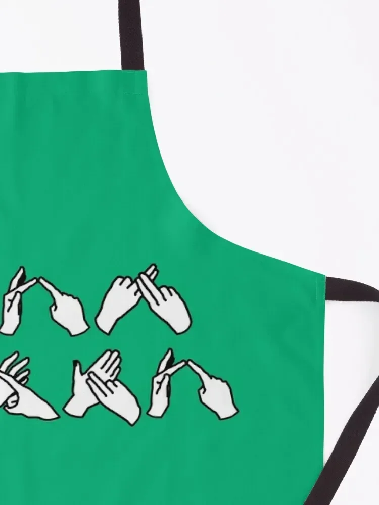 Фартук Chef Shane - BSL / AUSLAN Кухонные инструменты Кухонный фартук Новый 2022-летний