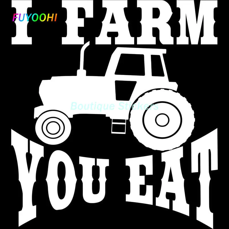 Стикеры FUYOOHI Play для сельского хозяйства трактора забавные аксессуары стайлинга