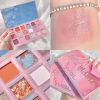 18 color eyeshadow nude palette beaute high pigment shimmer matte glitter eyeshadow makeup palette neutral eyeshadow pallet