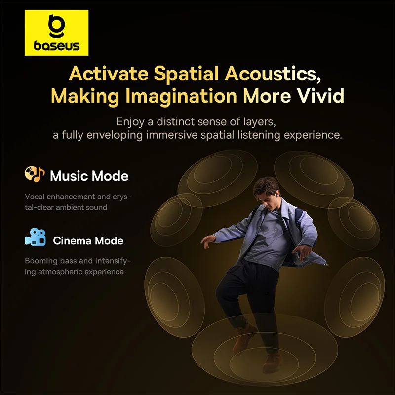 Беспроводные наушники Baseus Bowie M2s