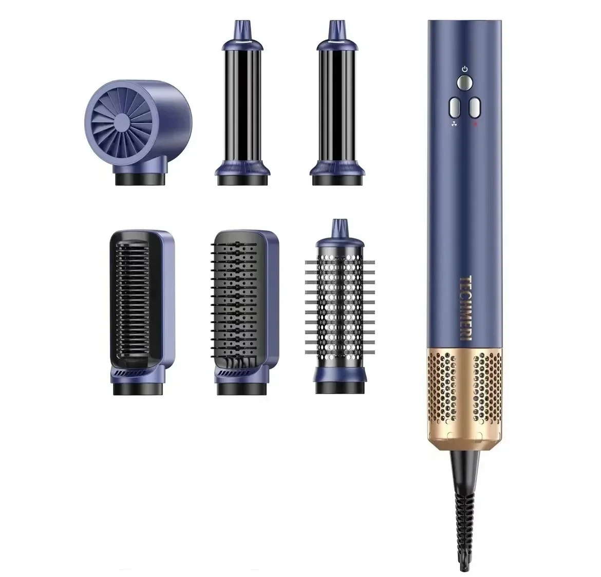 Фен для волос с несколькими стилями 6 в 1. 110000 Высокоскоростная щетка сушки об/мин