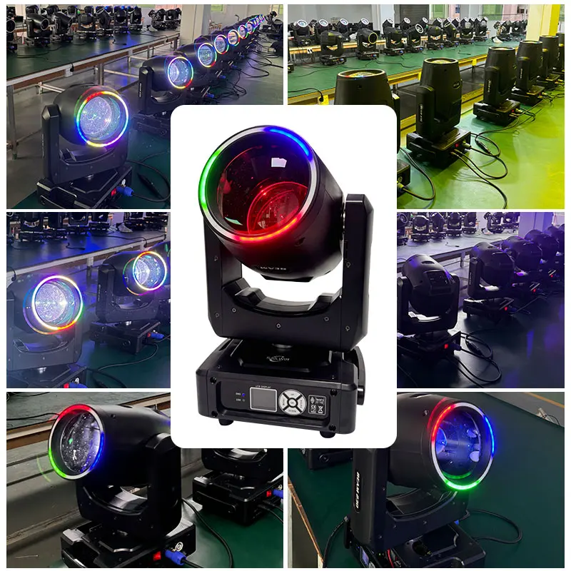 0-TAX CE/ROHS Sailwin Professional 230W 7R MINI230 Stage DMX512 Lyre Sharpy Beam Light Moving Head Wash Gobo Spot Lights