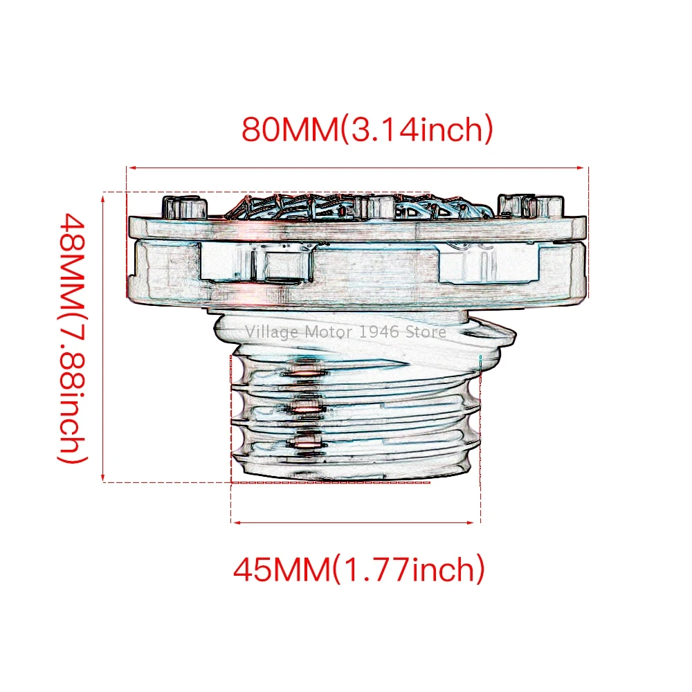 Крышка газовая мотоциклетная с ЧПУ алюминиевый бак декоративная масляная крышка