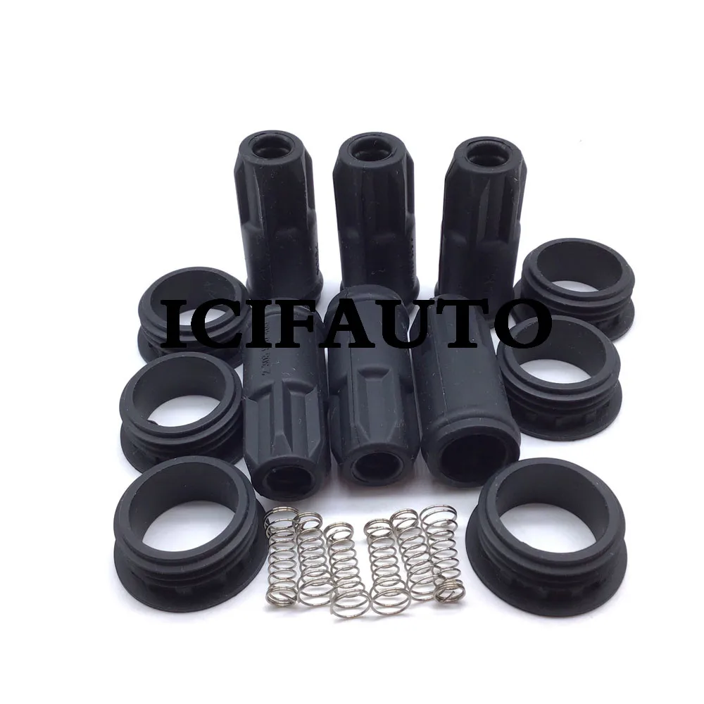 6X резиновый комплект катушки зажигания с пружиной для Land Rover Freelander 2.5L V6 UF534 NEC000070 NEC000110L NEC000070L