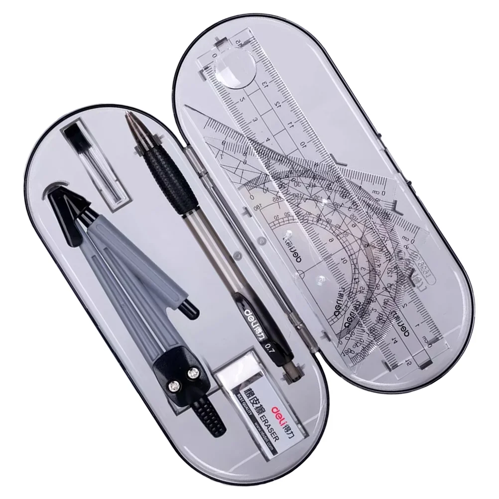 

Drawing Stationery Kit Compasstriangular Set Math School Supplies Scale Ruler Tool Drafting Circles Tools Students Geometry