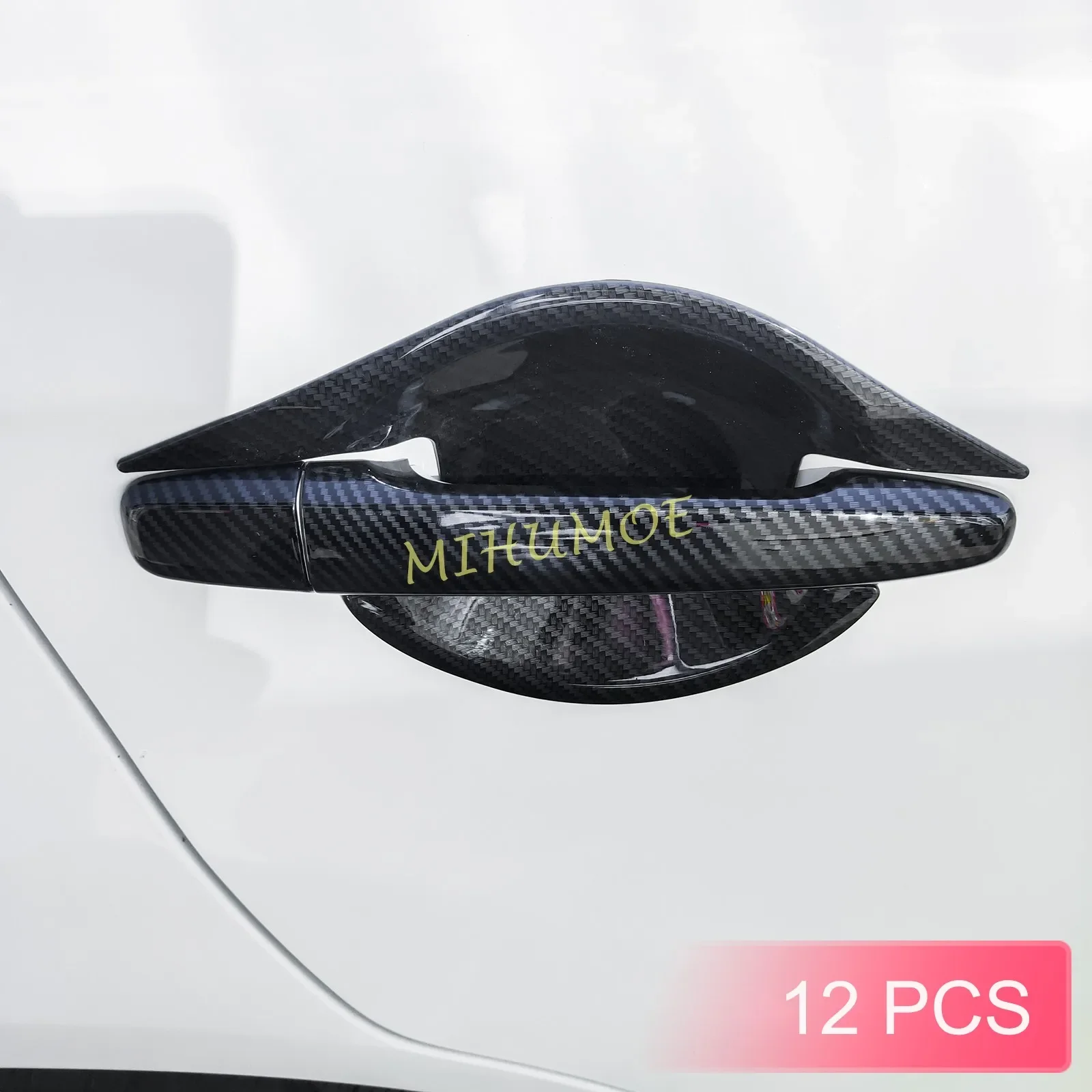 Крышка дверной ручки из углеродного волокна и Объемная Чаша для Mitsubishi Outlander Sport ASX