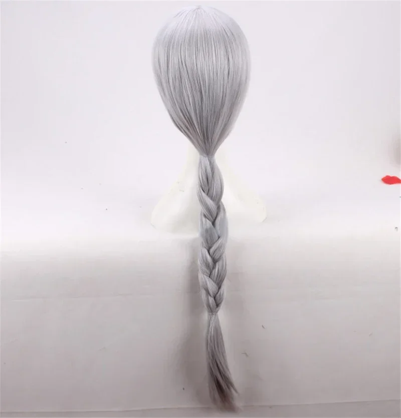 Sophie Hatter длинные косы 80 см серебристо-серый парик движущийся замок Хаула для