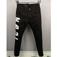 dsquared2 mens jeans fashion letter print casual slim high quality denim clothing dsq9858