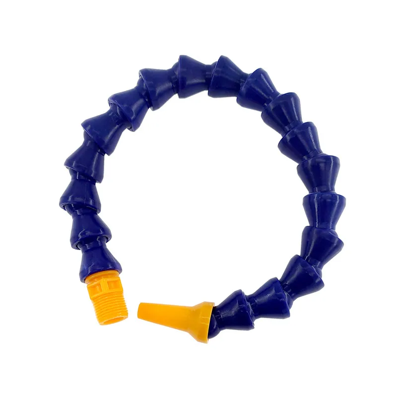 6 шт. 300 400 500 600 мм, пластиковая круглая плоская насадка, регулируемый шланг для охлаждающей жидкости для масла, 1/4 3/8 1/2, гибкие трубы для охлаждения воды и масла