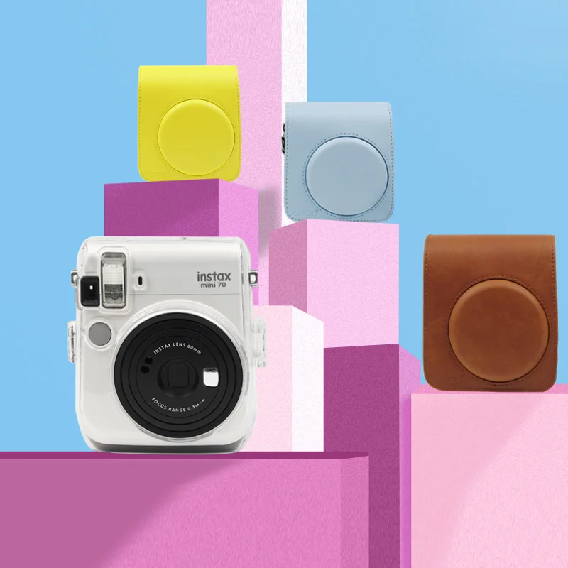 Защитный чехол для камеры Fujifilm Instax Mini 70 мгновенная пленка камеры-кожаный