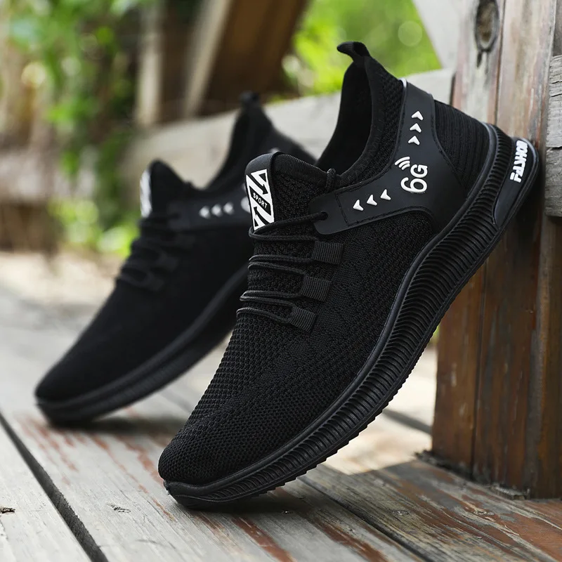 

Casual Shoes for Men Sneaker Solid Color Male Sneakers Mens Tennis Shoes Mesh Breathable Outdoor Walking Vulcanized Shoes
