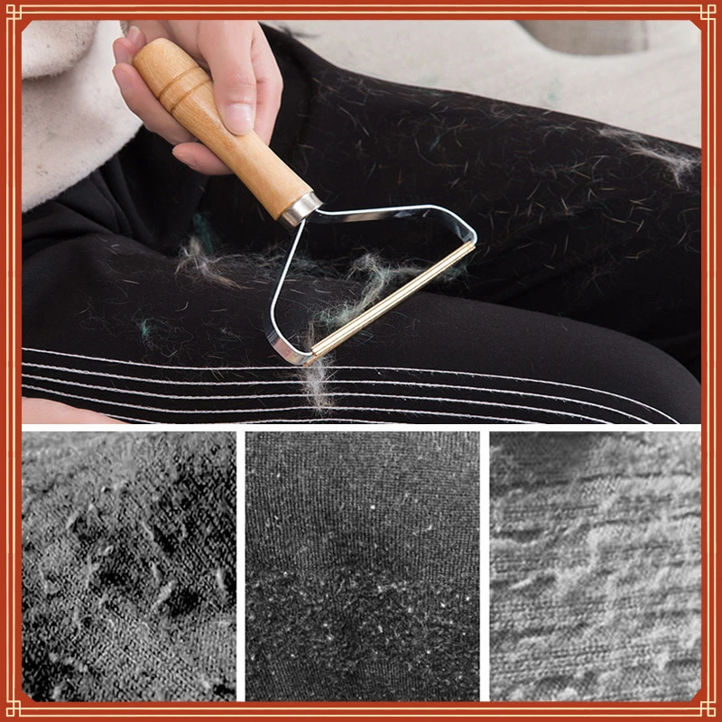 

Lint Remover Clothes Fuzz Fabric Shaver Brush Power-Free Fluff Removing Roller For Sweater Woven Coat Cleaning Tool