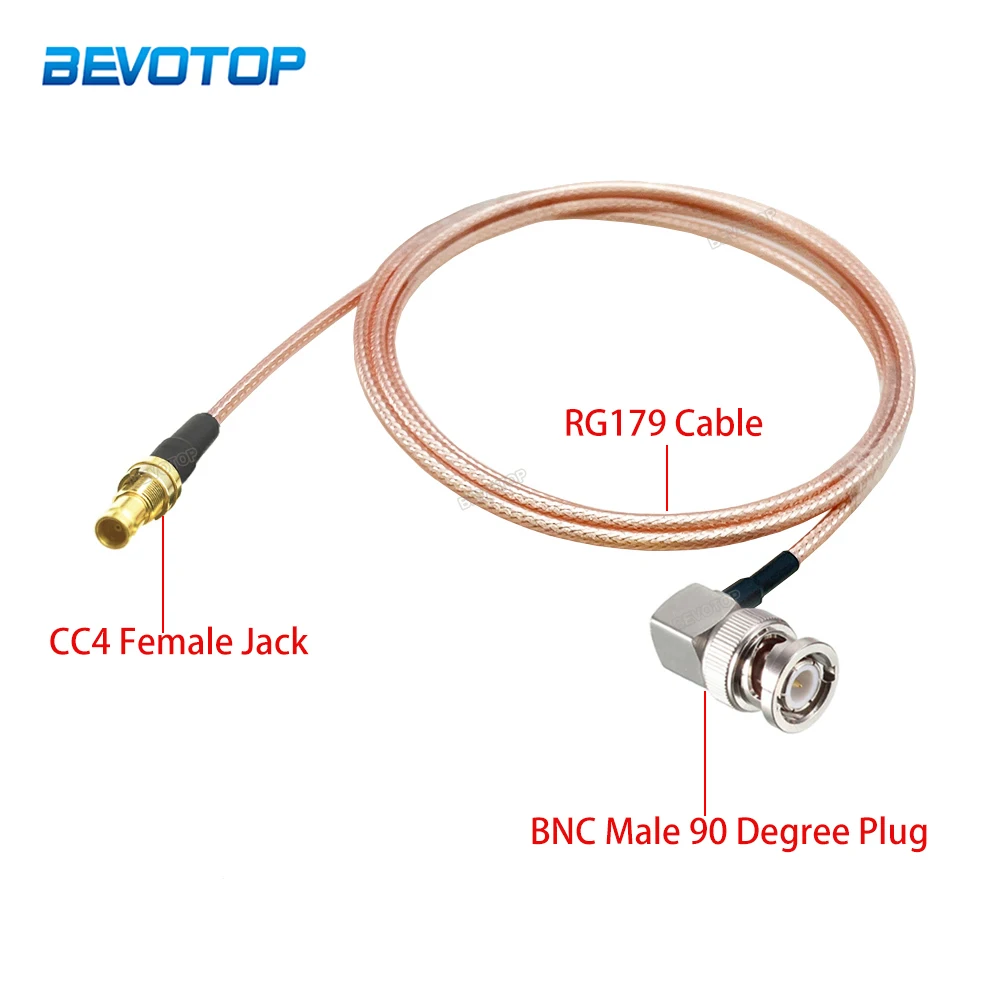 

DIN 1.0/2.3 Mini CC4 Female to BNC Male/Female Type Connector RG179 75 Ohm Pigtail HD SDI Cable for Blackmagic HyperDeck Shuttle