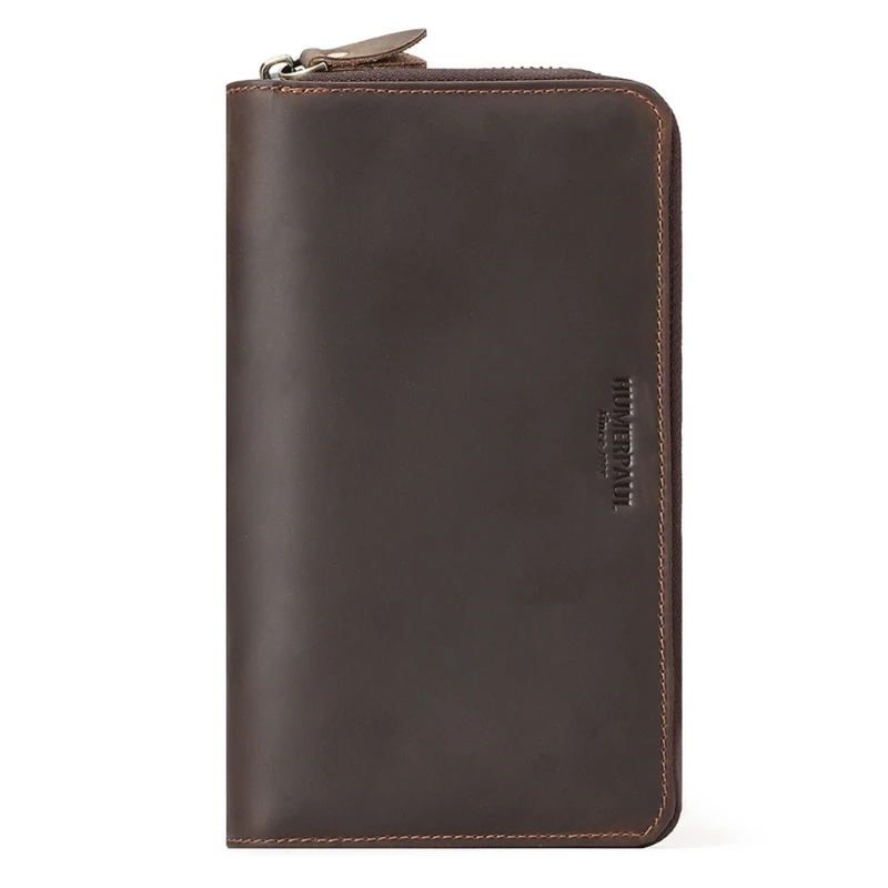 

M6CC Credit Card Holder Zipper Clutch Wallet for Men Women Long Blocking Wallets