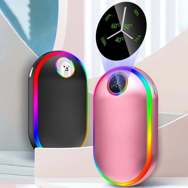 Дешево 4 в 1, зимний электрический обогреватель для рук, 10000 мАч