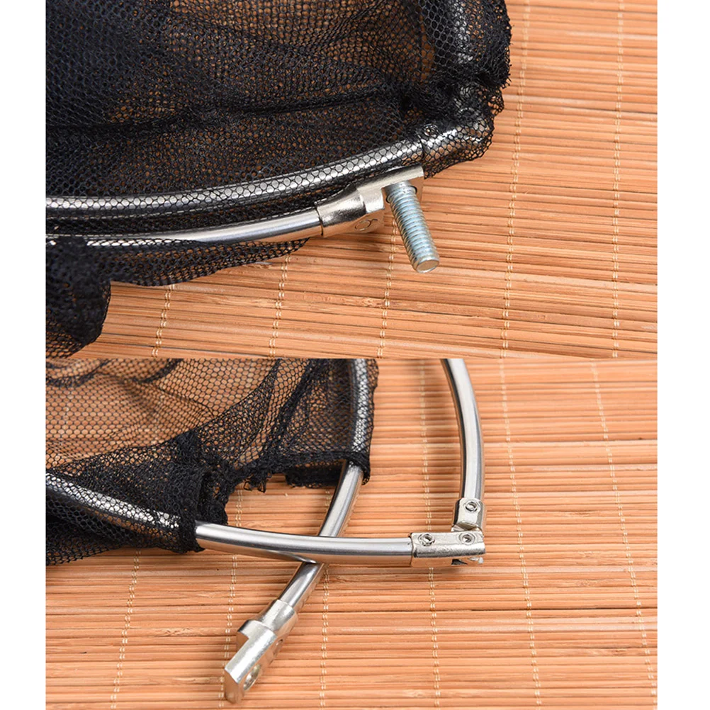 Складная рама из нержавеющей стали 40 см нейлоновая головка для рыболовной сачки