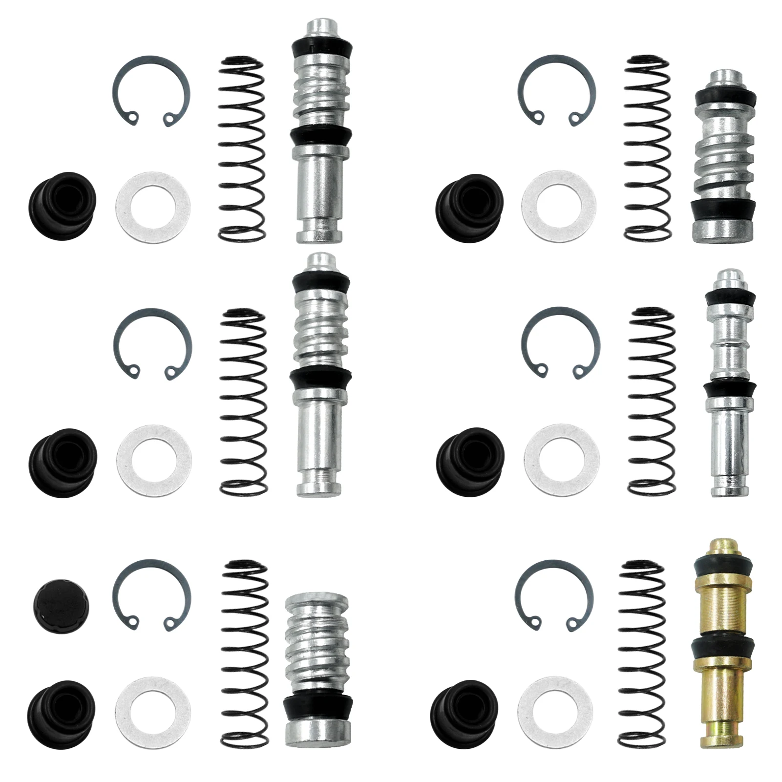 

Motorcycle Clutch Brake Pump Piston Plunger Repair Kits Main Cylinder Piston Rig Repair Fit Motocross Scooter Accessories