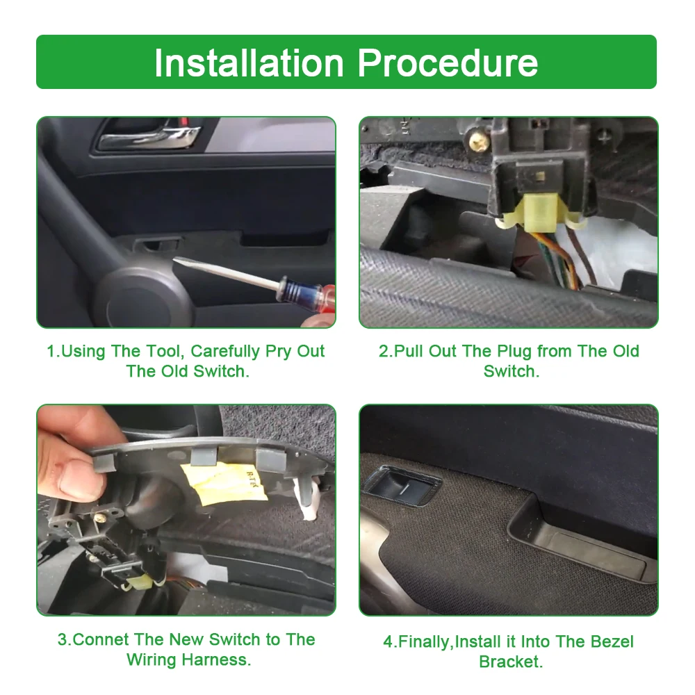 35760-SWA-J01 Автомобильный переключатель управления стеклоподъемником со стороны