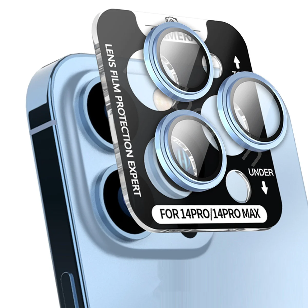 50PCS Quick Stick Installation Camera lens Protector Cover For Iphone 11 12 13 14 Pro 14 Pro max Camera lens Tempered screen