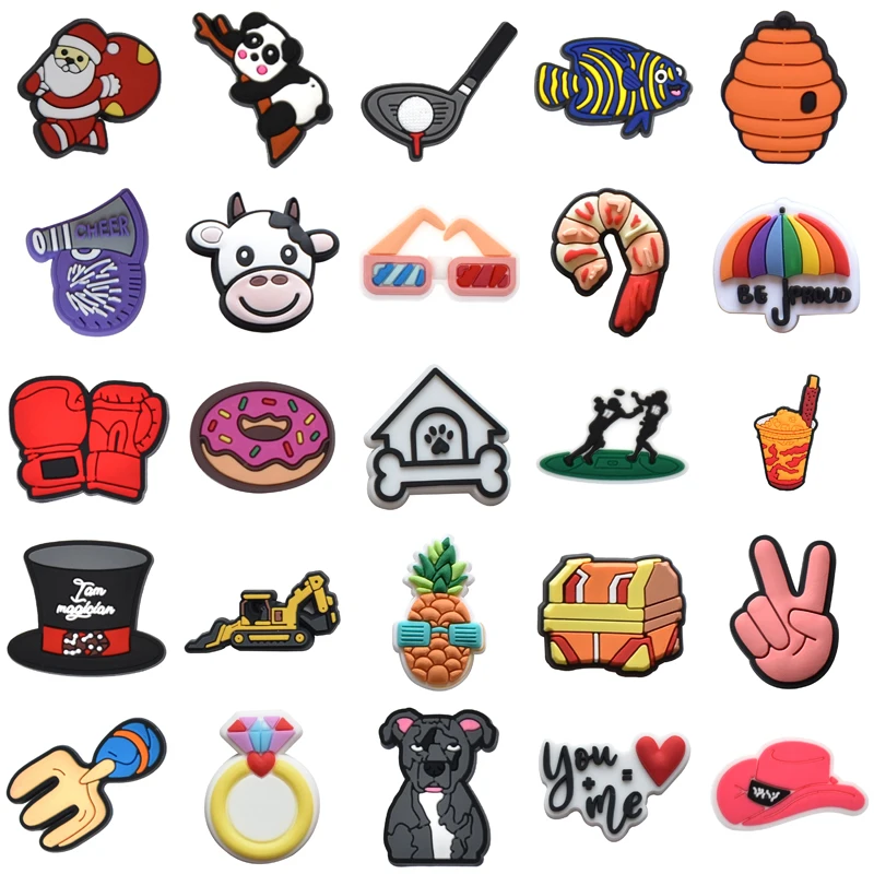 

Decorations for Crocs Women Charm Packs Girl Shoe Charms Shoes Accessories Set Jeans Boy Kids Wholesale Bulk Men Gifts Para Pins