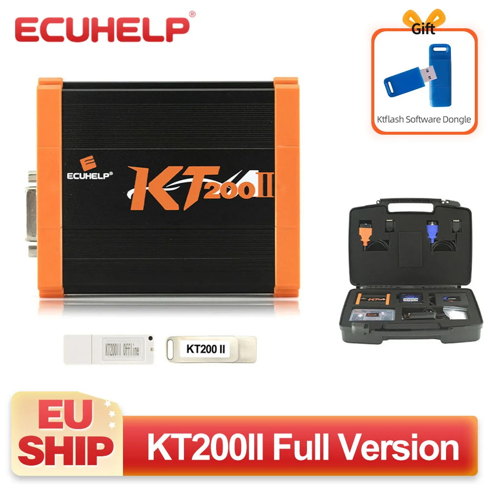 [Сделайте бесплатно KTflash Dongle] ECUHELP KT200II Программатор ECU Полная версия с автономной