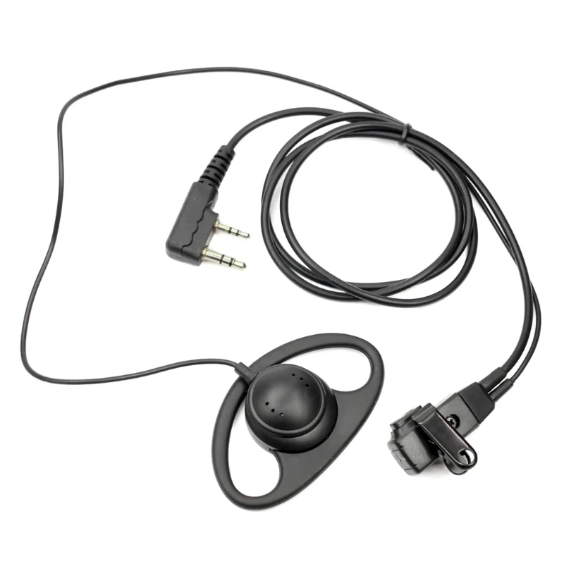 

D Shape Soft Ear Hook Earpiece Headset Clear Sound Listen & Speak for BAOFENG