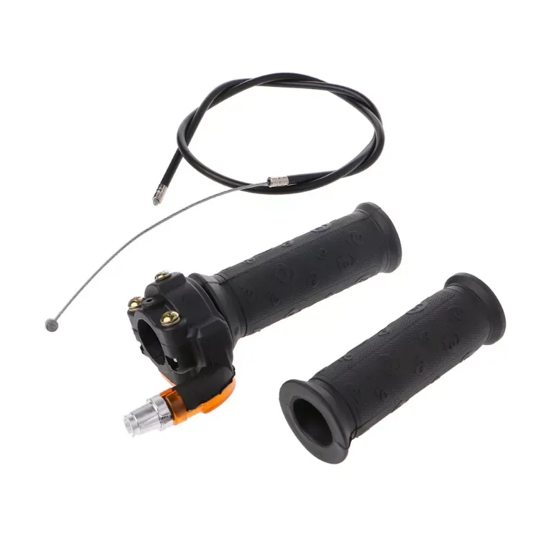 

2021 New Twist Throttle Accelerator Grip + Cable For 47cc 49cc Mini Dirt Bike Quad Pocket