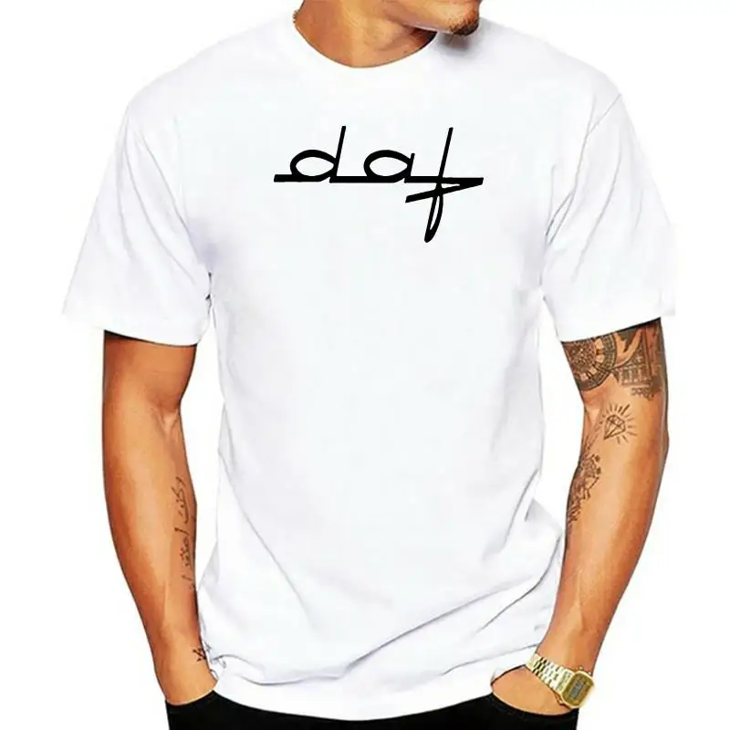 

Men's Print Casual 100% Cotton T-Shirt Popular HOT deals Daf For Man Plus Online Store Camisa Trendy Creative Graphic T-shirt