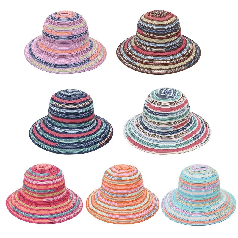 

Q39C Bucket Hat for Adult Outdoor Sports Wide Brim Foldable Spring Summer Hats