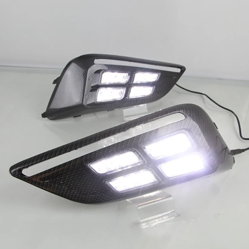 Дневные ходовые огсветильник для MG MG6 2017 2018 2019 LED DRL с динамической движущейся