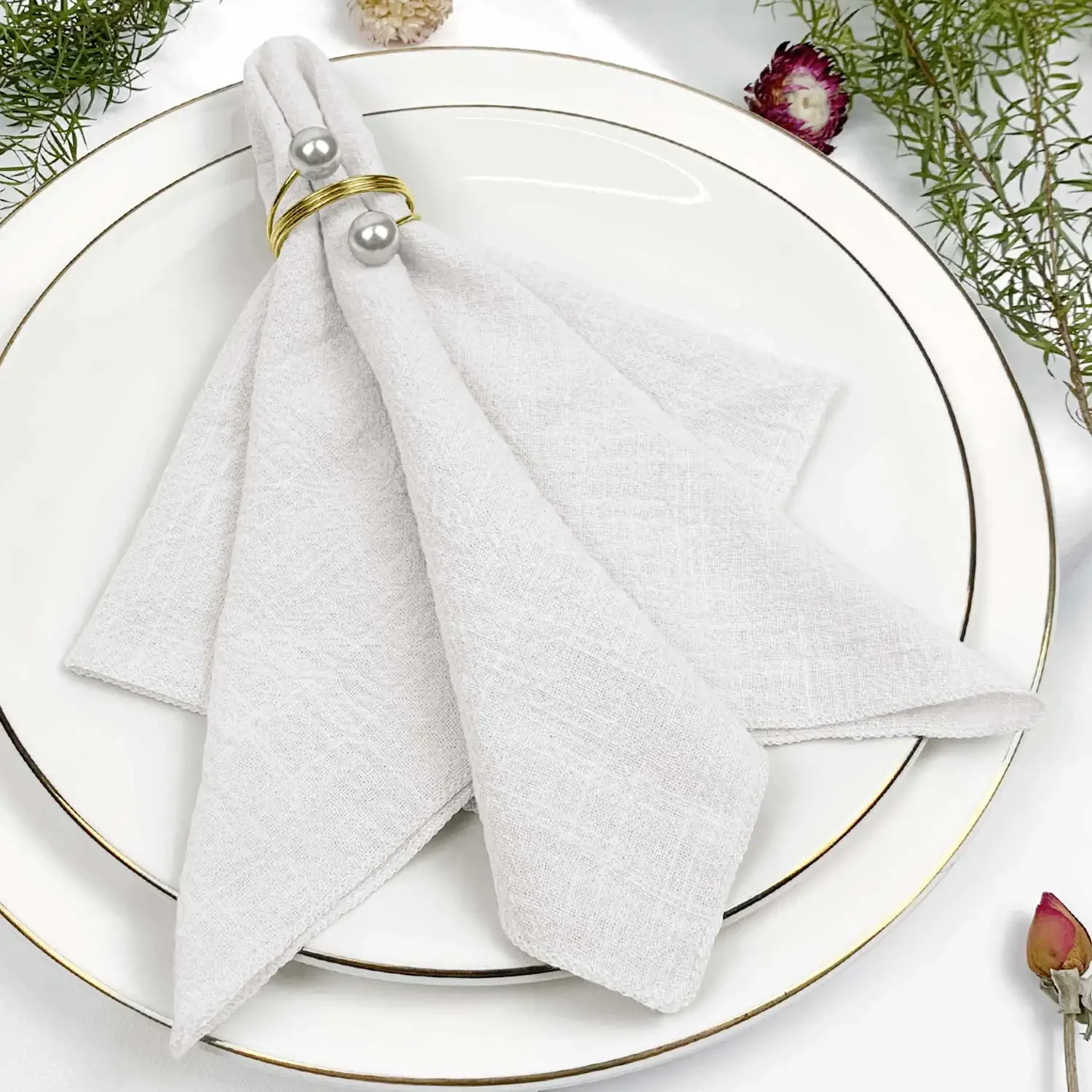 Марлевые салфетки из хлопка 30x30 см, набор из 6 штук