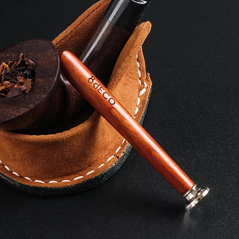 

Portable Rosewood Pipe Pressure Rod, Solid Wood, Cigar Accessories, Anti-ring Suit Tool Set