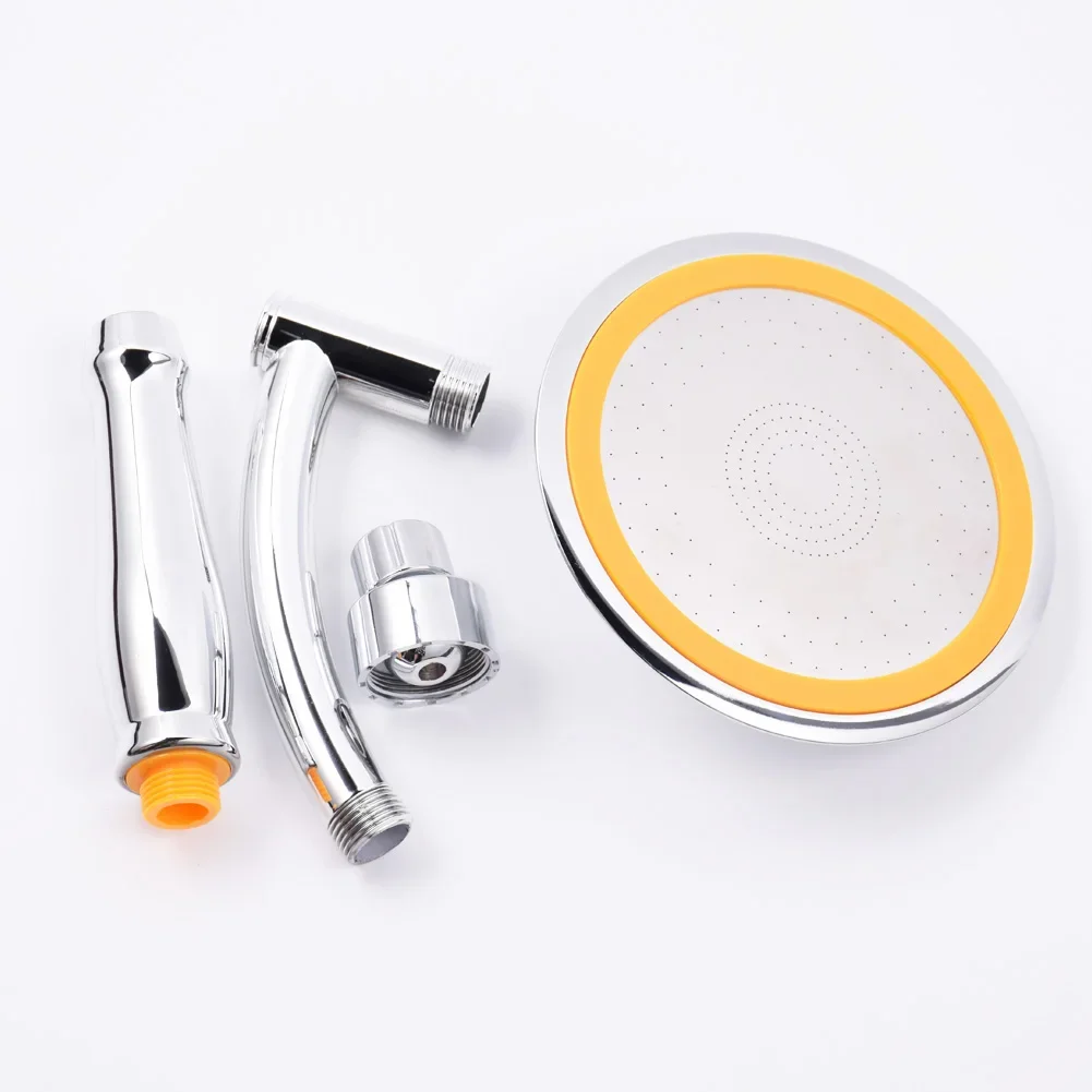 Насадка для душа высокого давления 6 дюймов круглая тяжелая Dokour дома АБС-пластик