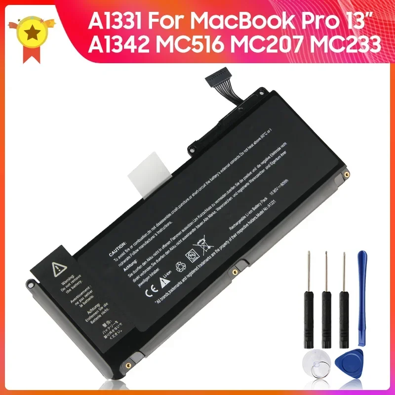 Сменный аккумулятор A1331 для MacBook Pro 13 A1342 MC207 MC516 MC233 высококачественные