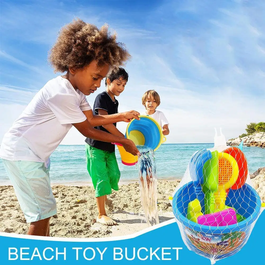 

Summer Beach Toys For Kids Soft Sandbox Set Game Children Play Sand Water Tools Cute Kit Bucket Shovel Water Shovel Tool