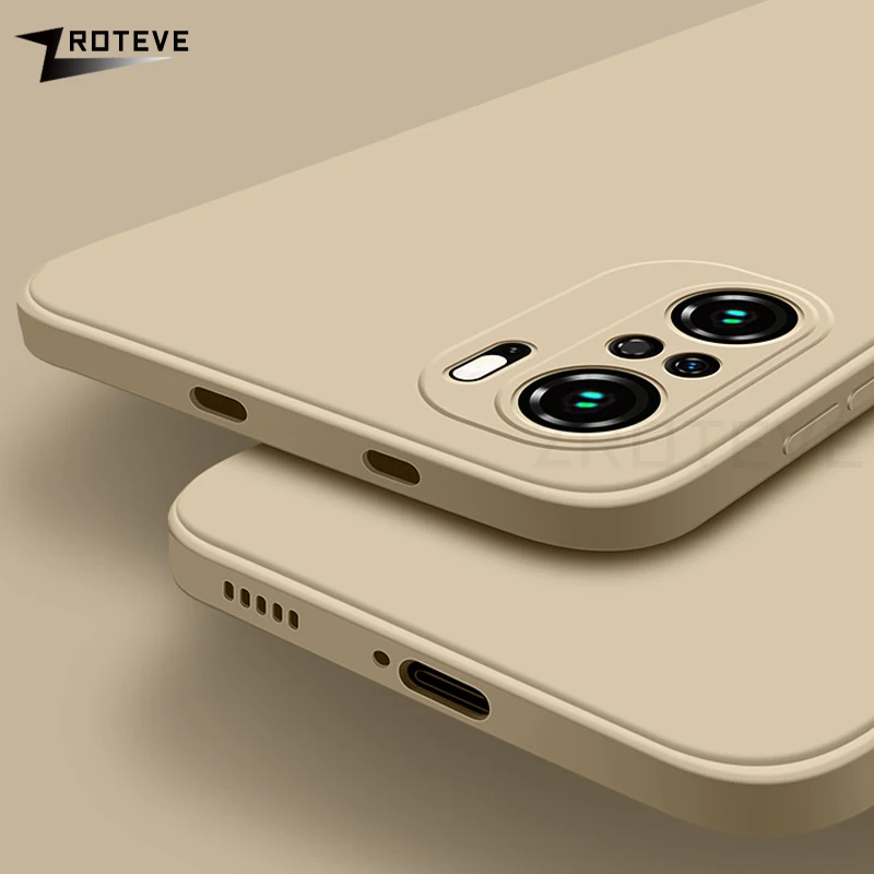 ZROTEVE Square Liquid Silicone Soft Cover For Xiaomi Poco F3 X3 NFC F4 GT M5 M5s C40 Xiomi Pocophone F2 M4 X4 Pro 5G Phone Case