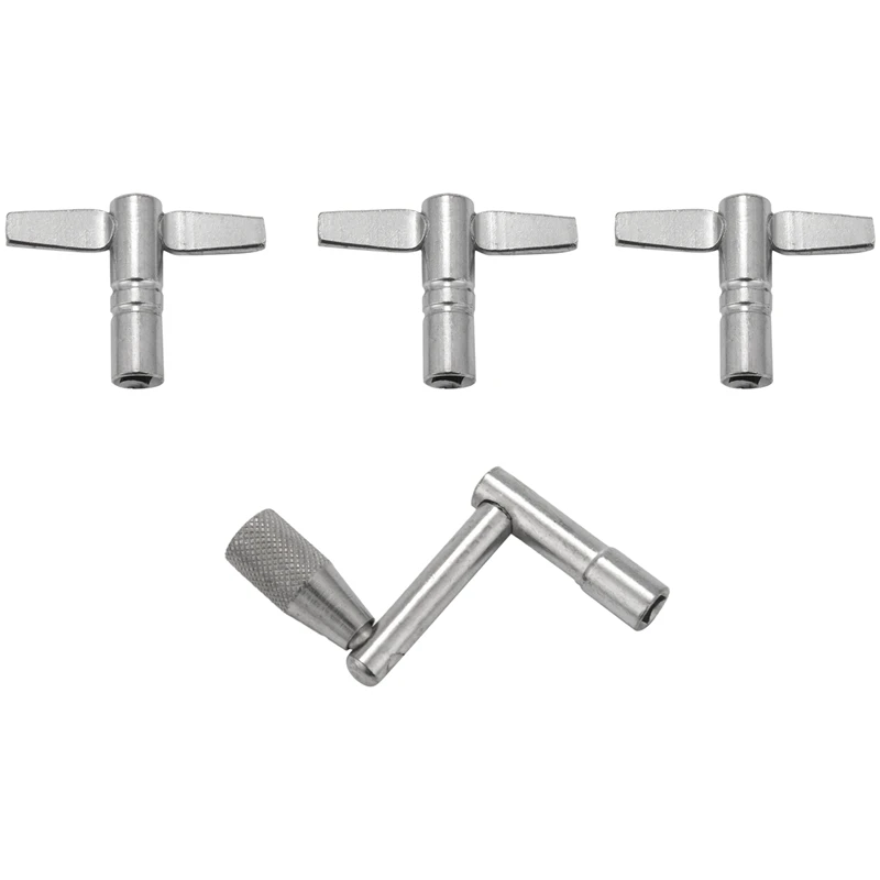 

Drum Keys 4 Pack Drum Tuning Key with Continuous Motion Speed Key Percussion Instruments Parts for Drummers