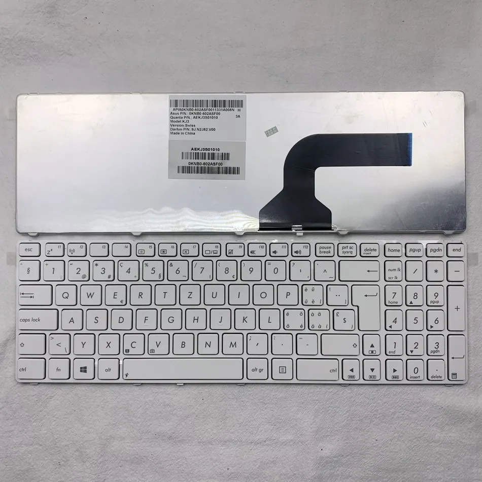 Швейцарская Клавиатура для ноутбука Asus K52 K52F K52DE K52J K52N K52JC K52JE G60 G51 G53 K53S G72J G72JH G73 SW