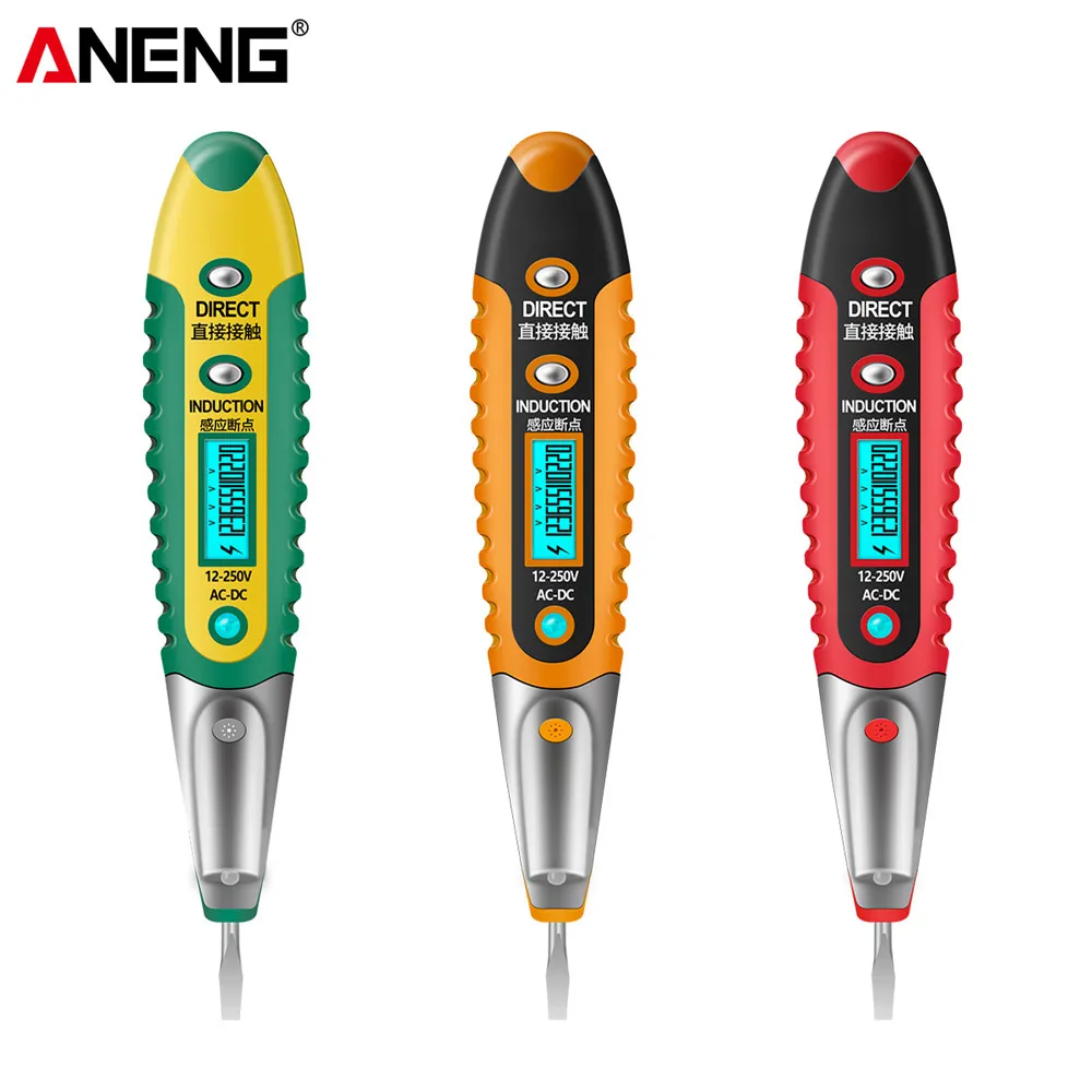 Цифровой Электрический тестовый ручка ANENG VD700 детектор напряжения карандаш 12 ~ 250