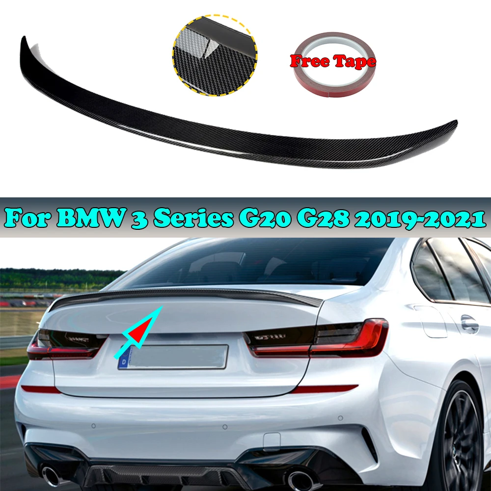 

G20 Car Rear Spoiler Rear Lip Wing Tail Trunk Boot Wing Decoration MP Style For BMW 3 Series G20 G28 2019 2020 2021 320i 320D